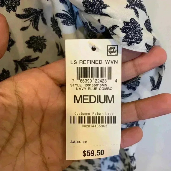 Mens Club Room Refined Woven Button Down Shirt NWT - B5 - Picture 3 of 6